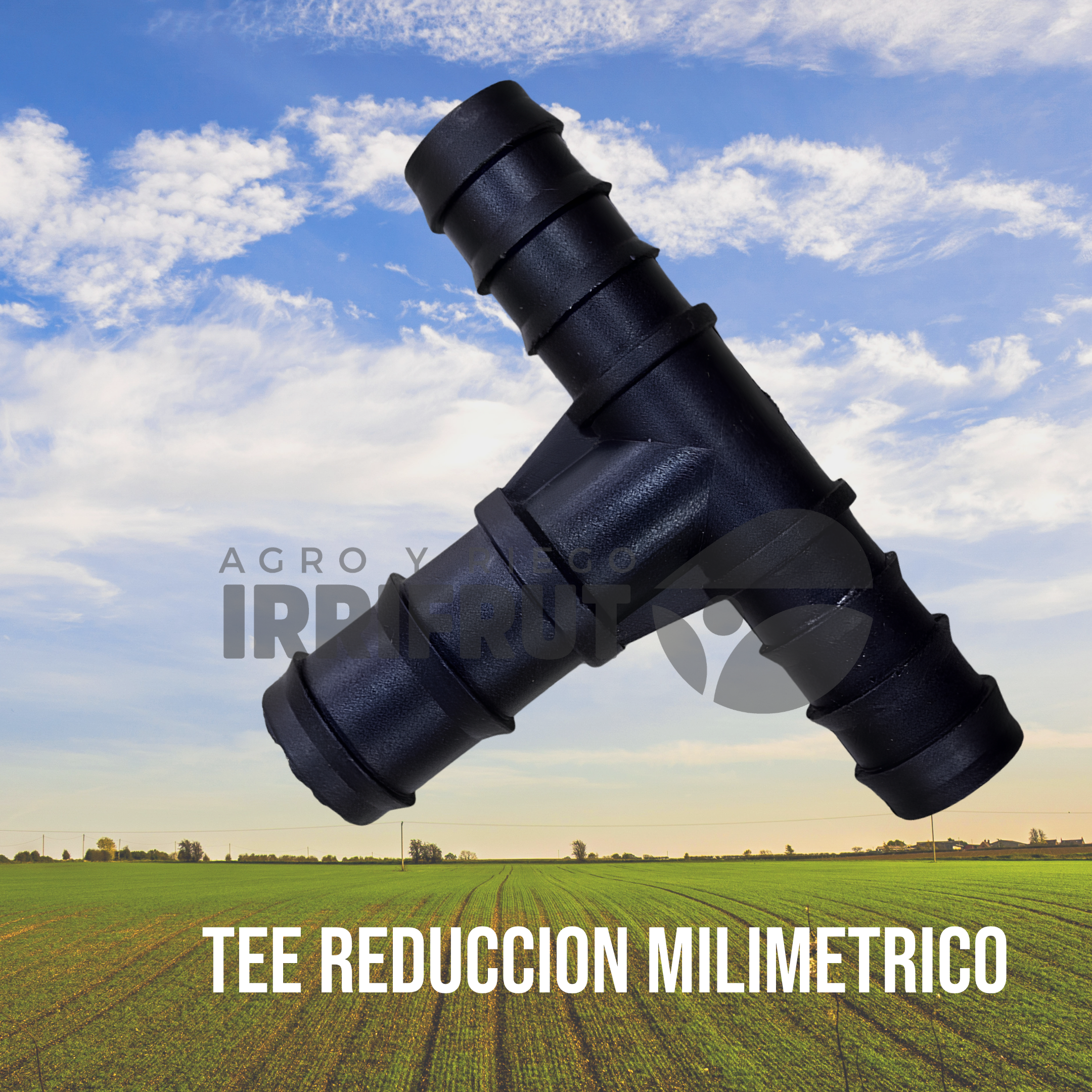 Tee Reducción Milimétrica, 16 x 20 x 16 mm (25 UNID)
