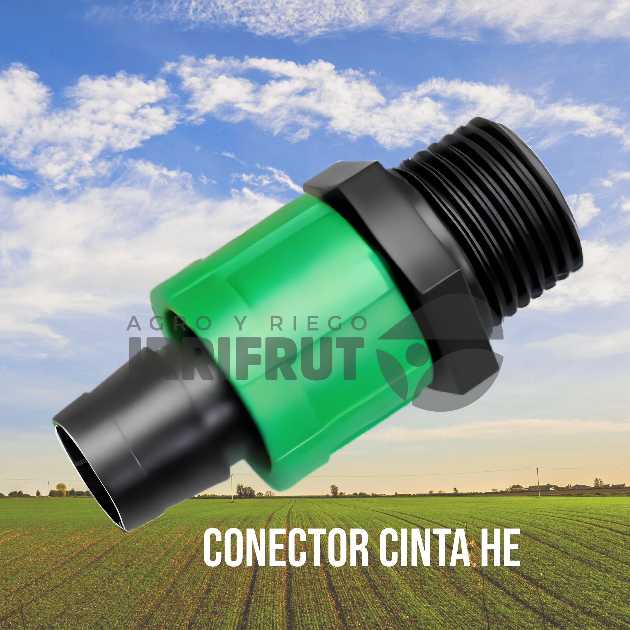 PACK 10 - Conector Cinta - HE, 17mm x 1/2'