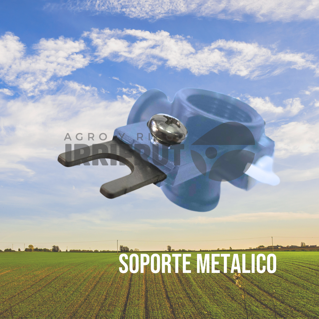 Base Metalica c/tornillo para Base solenoide Plastico